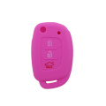 Protective silicone rubber key case for Hyundai