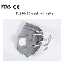Máscara facial desechable N95 desechable con válvula de respiración