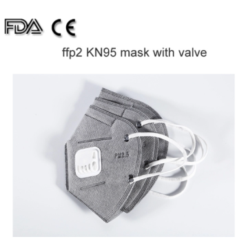 Wholeasle descartável máscara facial N95 com válvula respiratória