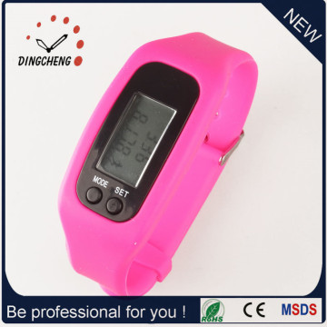 Silicone Strap Watches Sport Wristwatch Pedometer Watch (DC-001)