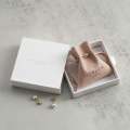 Luxury White Cardboard Paper Bracelet Necklace Jewelry Boxes