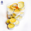 2018 new design popular scented and colorful tealight candles