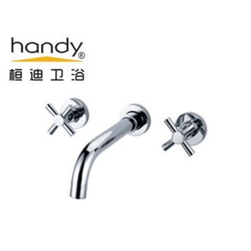 Wall Mounted Basin Faucet Concealed Mixer