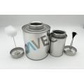 Monotop tin can for PVC glue with brush