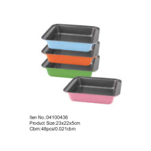 23*22 cm Colorful Coating Square Cake Pan