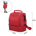 New Trend Convenient Red Polyeater Lunch Cooler Bags