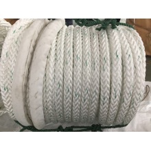 La fibra química 12-Strape rope el polietileno de la cuerda del amarre, poliéster mezclado, cuerda de nylon