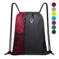 Nylon polyester backpack drawstring duffle/ gym/ sports bag