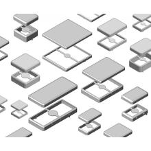 EMI / RFI shielding metal part