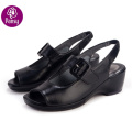 Pansy comodidad zapatos correa de espalda verano sandalias para damas