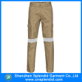 Custom High Visibility Khaki Multi Pockets Work Pantalons pour hommes