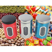 Colorful Stainless Steel Food Storage Jar