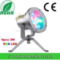 IP68 27W RGB LED Spot Luz Subaquática