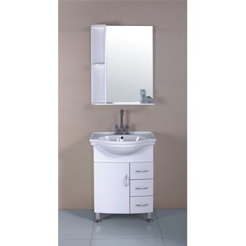 White Economic MDF Vanity (B-517)