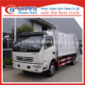 Opération hydraulique Dongfeng 8cbm compacteur trash truck