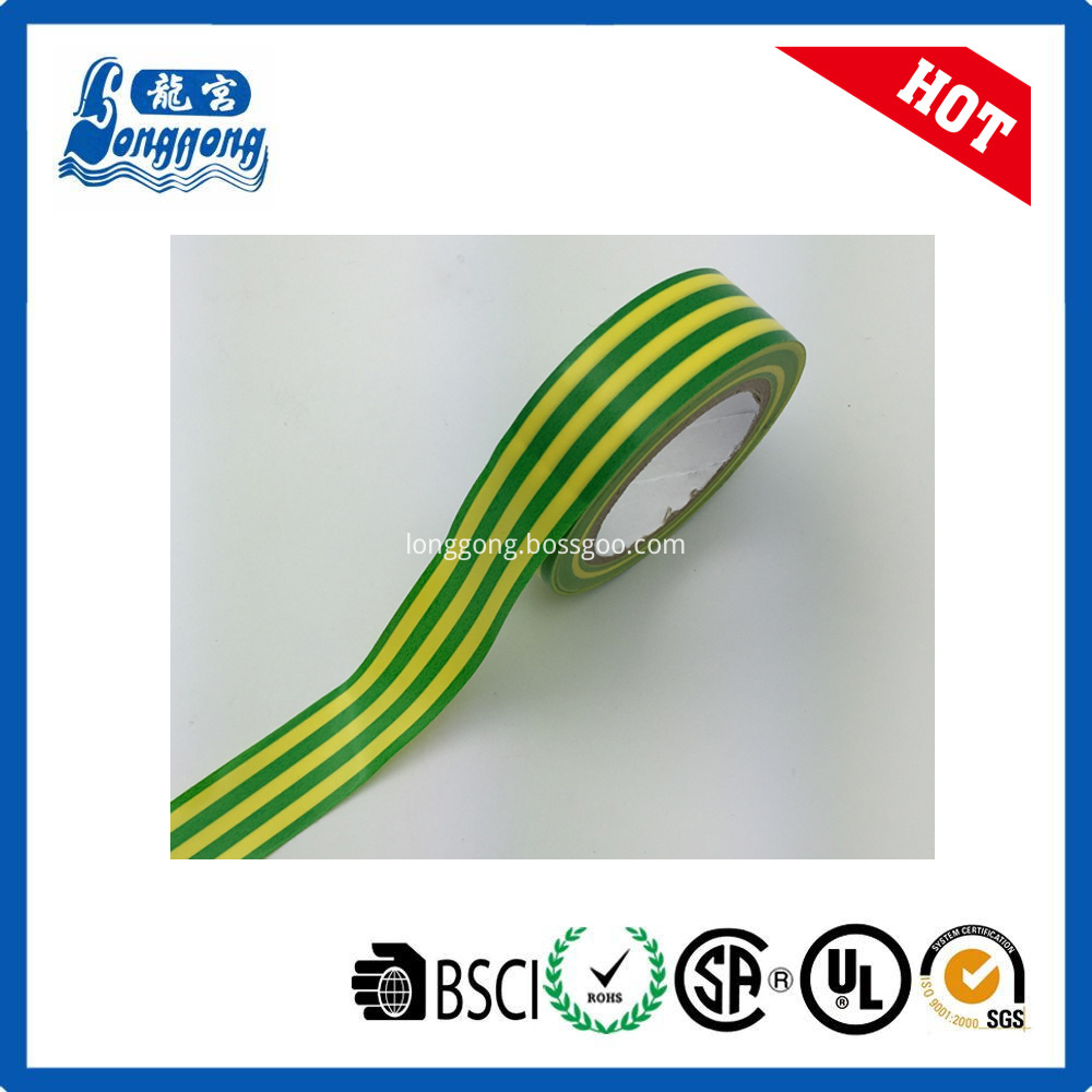 Yellow Green Pvc Tape