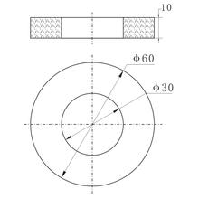 Anillos de cerámica piezoeléctricos de superpotencia