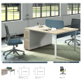 Wholesale L shape modern wood office table