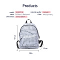 Sac de voyage pliable Papier étanche papier Tyvek White Schoolbag Backpack Eco-Friendly New Design School Backpack for Man Woman