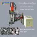 Automatische Aluminiumspitze Metall Briketting Pressmaschine