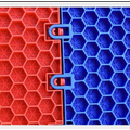 Pavimento de futsal de ladrilhos planos interligados