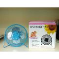 6" USB Mini Fan with Iron Mesh Aluminium Blade (USMN-666)