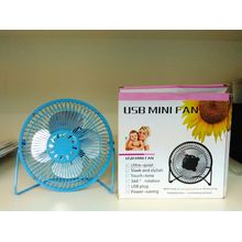 6 &quot;USB Mini Fan mit Eisen Mesh Aluminium Klinge (USMN-666)