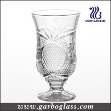 Coupe de jus de verre gravé de style français de 6 oz (GB040606BL)