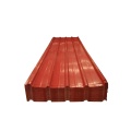 Hoja de acero de techo corrugado galvanizado recubierto de color