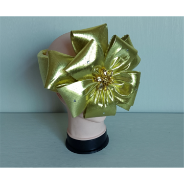 Fancisortor Metallic Polyester Headwear Headband Fascinators