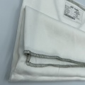 Couleur blanche 87% TENCEL 13% Tissu mélangé en lin