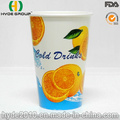 12oz High Quality Disposable Cold Drink Paper Cup for Juice