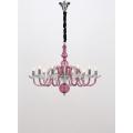 Modern Design Living room lighting Red Glass Chandelier