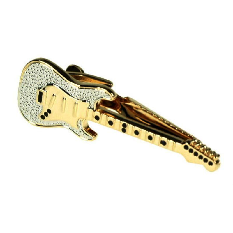 Electric Guitar Musical Tie Bar