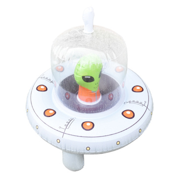 Kids Outdoor Games Inflatable Alien Spacecraft Spray Toys