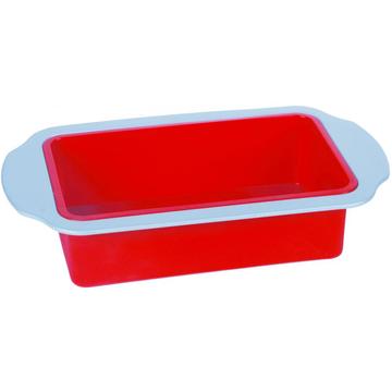 Carbon steel frame silicone loaf pan