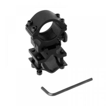 Flashlight Mount with Barrel Adapter Clamp Clip 20mmRail