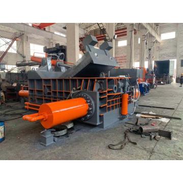 Brushed Metal Drum Shavings Steel Tile Baler Machine