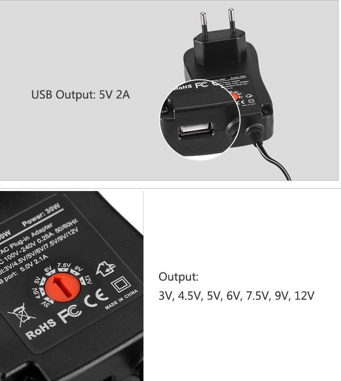 30w universal adapter