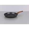 Granite coated wooden handle pans and pots