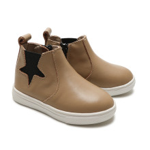 Leather Star Children Chelsea Boots
