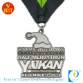 Customized Cheap Iron Pressure Stamping Half Marathon Medal in Metal Color