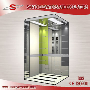 Mirror Finish Safety Gear Elevator