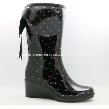 Fashion High Heels Women Rain Boots