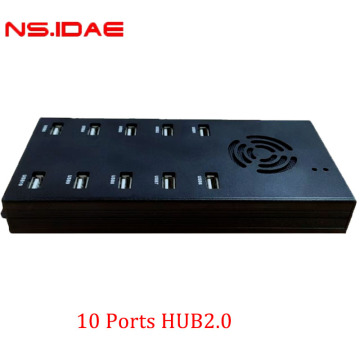 10-Port Usb 2.0 Charger Hub 12V120W Desktop Power