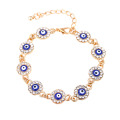 Türkisches Kristall Roségold Evil Eye Armband