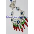 Wholesale Evil Eye Amulet With Butterfly Car Hanging Decoration Ornament