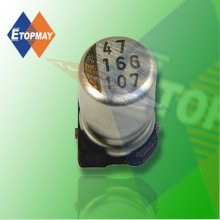 100UF 10V SMD padrão alumínio Capacitor eletrolítico (TMCE24)