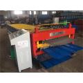 Trapezoidal roof panel corrugated wall tile making machine