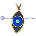 Three-Color Enamel Evil Eye Necklace Wholesale